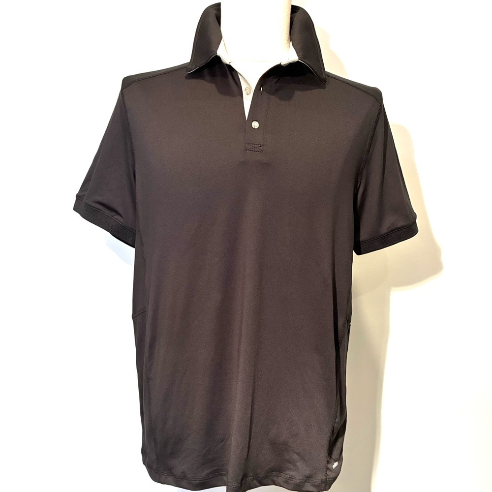 Motion Men's Charcoal Polo Shirt, Size M